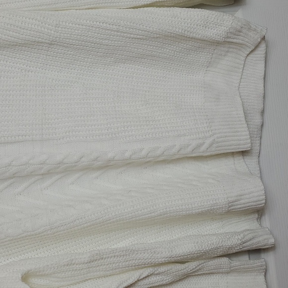 NWT Main Strip Chunky Cream Sweater Size Large - Picture 6 of 11
